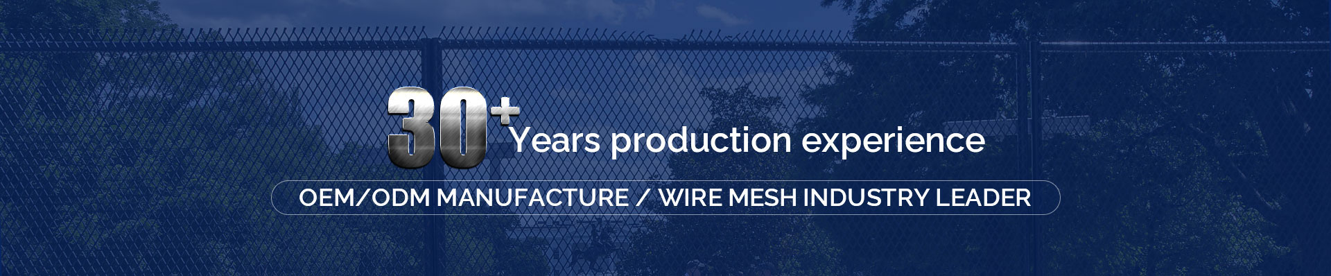 Welded wire fence