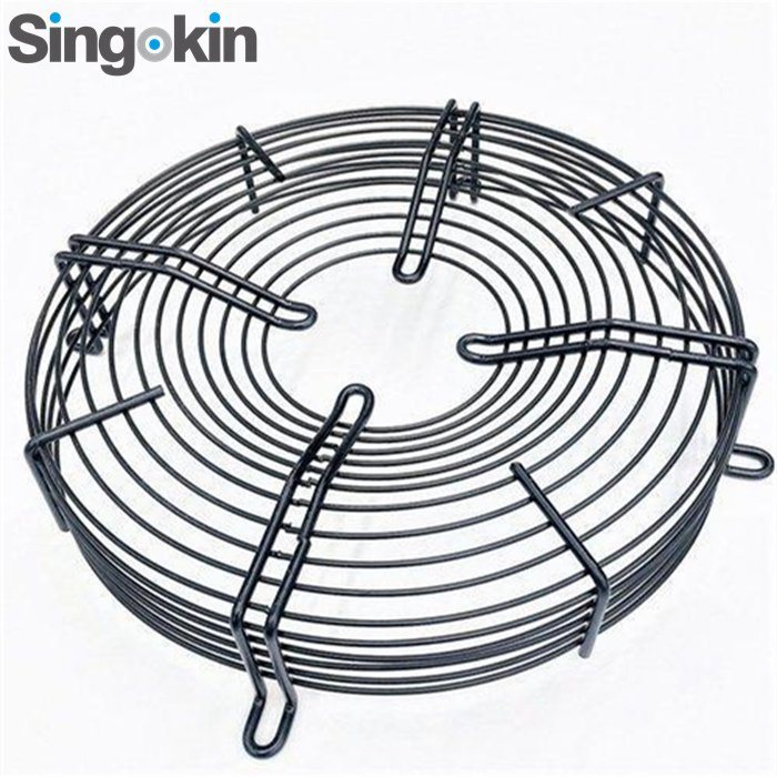 Wire fan grill guard for industrial exhaust fan cover